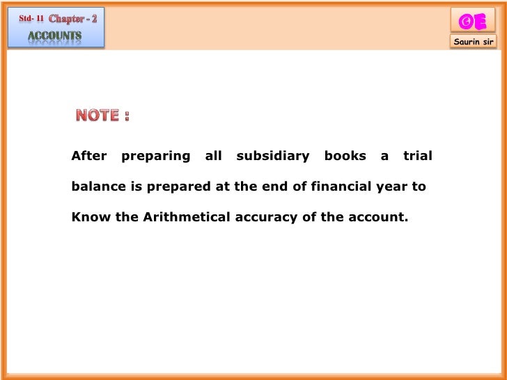 11th Std Accounts Book